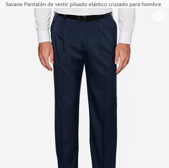 Savane Big & Tall Stretch Crosshatch dress pants - Picture 1 of 7